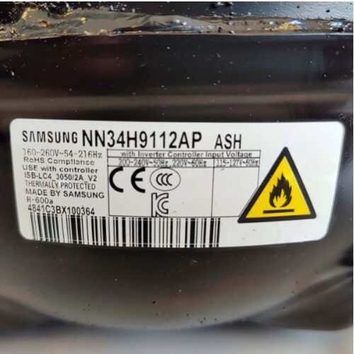 KOMRESOR SAMSUNG INVERTER NN34H9112AP